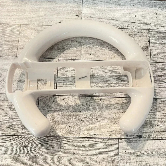 Nintendo Wii Racing Wheel White Unbranded - Picture 3 of 4
